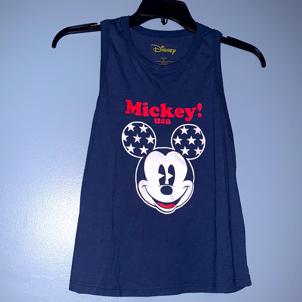 Mickey Mouse cropped shirt
